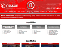 Tablet Screenshot of nelsonindust.com